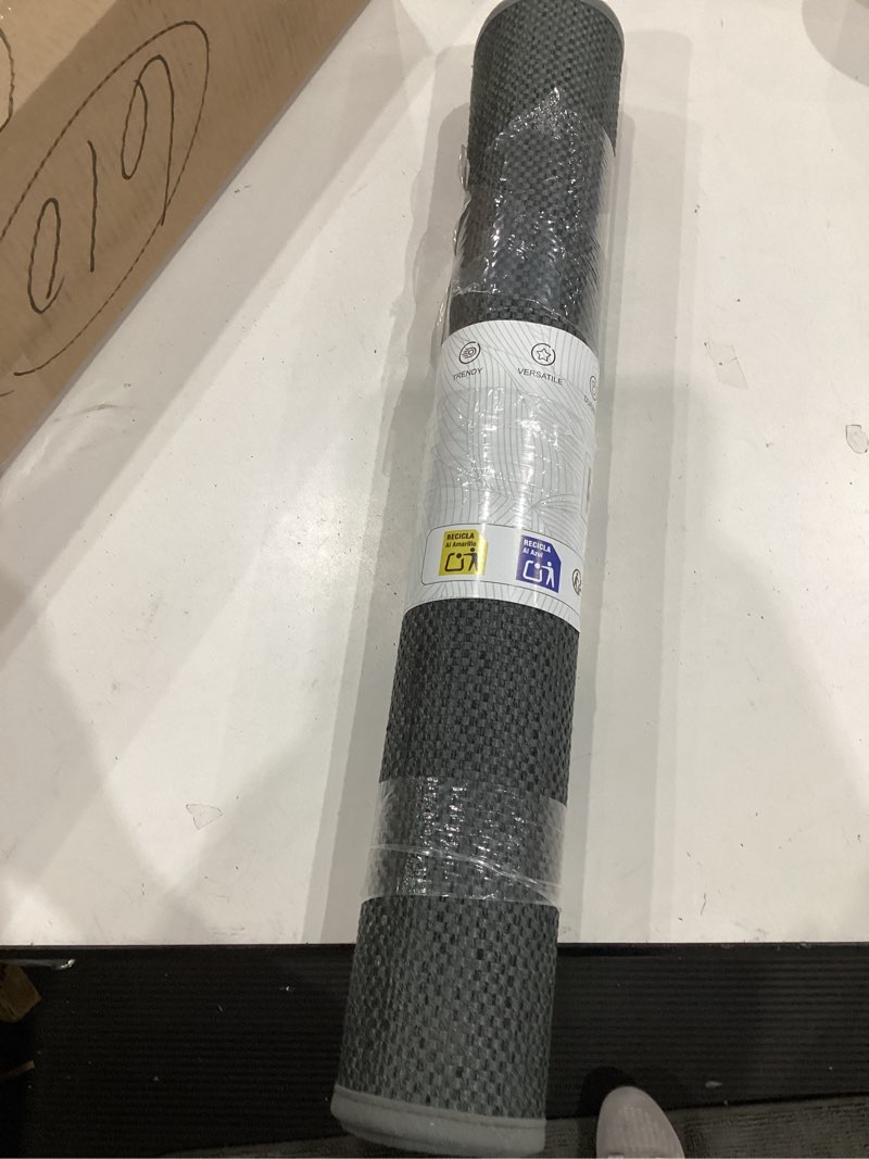 Condition photo showing Good Condition for lekeepgo door mat 24"x36", non slip door mat indoor entrance, rubber backing front indoor door mats washable absorbent doormat low-profile entryway entry resist dirt inside door mats, grey 2' x 3' (rectangular) grey