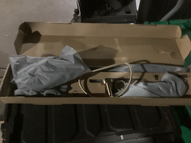 Condition photo showing Good Condition for bgl bathroom accessory set, brushed nickel adjustable expandable towel bar 4-piece bathroom hardware set wall mounted