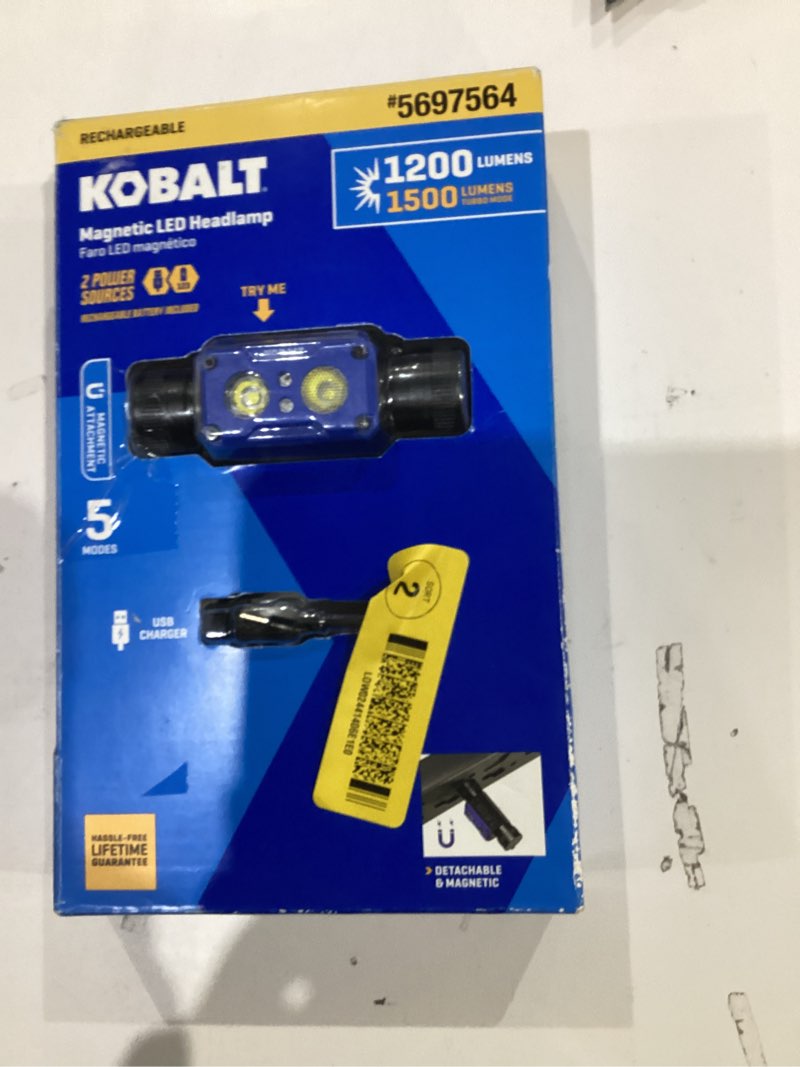 KOBALT MAGNETIC LED HEADLAMP