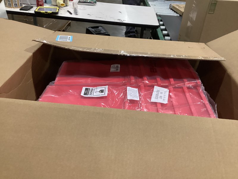 Condition photo showing New/Like New for Lothee 6 Pack 2 Gallon Sharp Containers for Needles Disposal Containers Sharps Biohazard Needle and Syringe Disposal, Medical Grade, Red