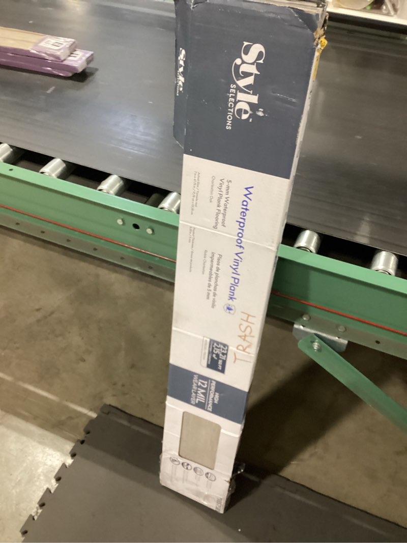 Condition photo showing Good Condition for style selections waterproof vinyl flooring