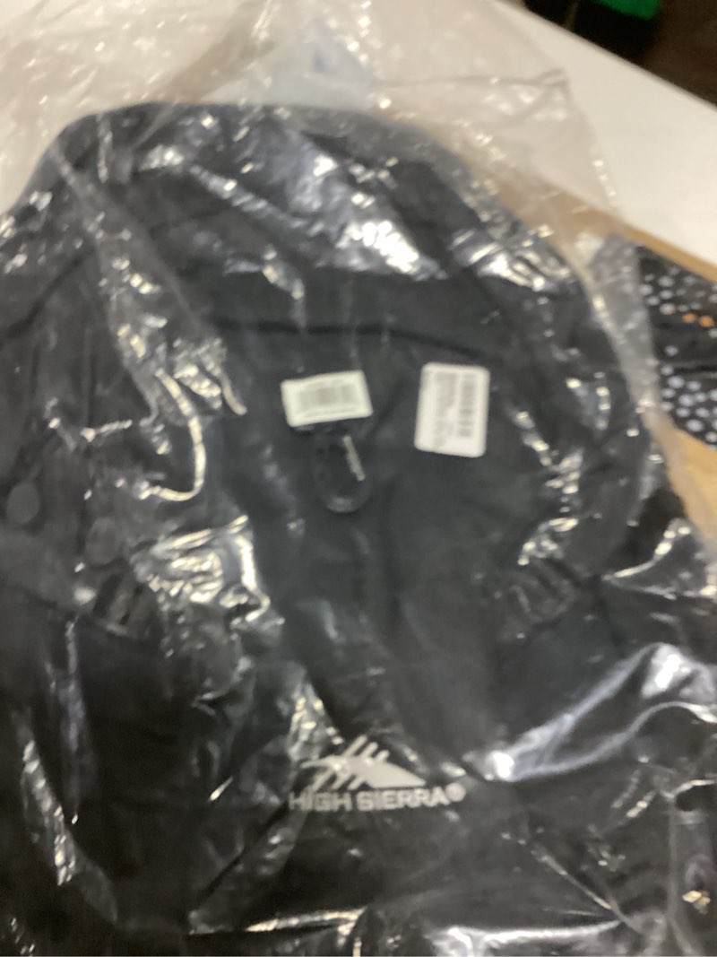 Condition photo showing Good Condition for high sierra loop backpack, travel, or work bookbag with tablet sleeve, one size, black one size black