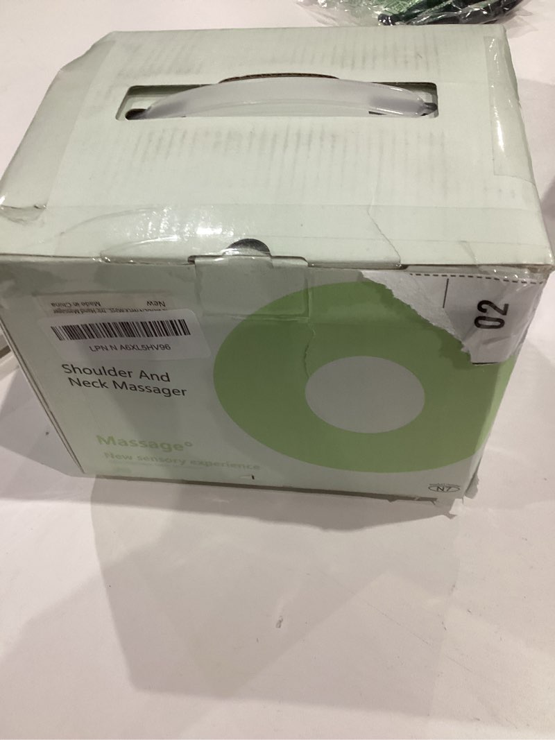 Condition photo showing Good Condition for shoulder and neck massager, bionic heated massager, neck massager with fingers, 4d kneading massage, simulates a real palm massage for comfort, relax muscle tension (green)