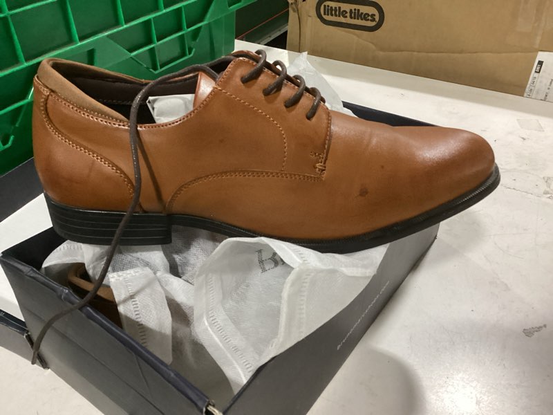 Condition photo showing New/Like New for bruno marc men's dress oxfords 9.5 brown
