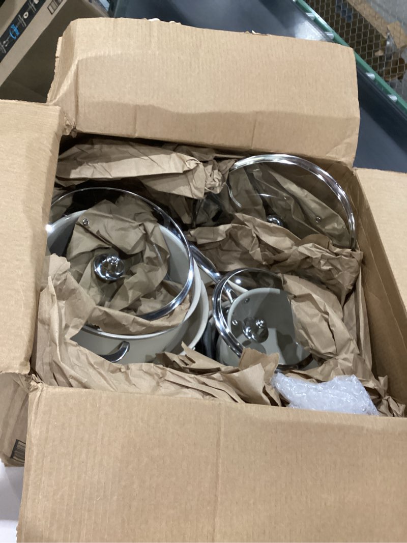 Redchef Ceramic Nonstick Cookware Set,14pcs Pots and Pans Set Non Stick,Induction Cookware with Stai