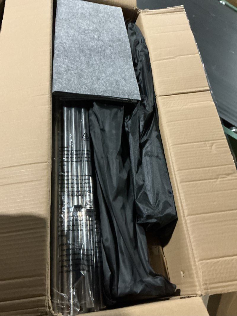 Condition photo showing Good Condition for 2 Person Sauna, Extra Large Sauna, Portable Steam Sauna Tent with 2 Steamers, 2 Folding Chair, 71”x 49”x 36”, Black