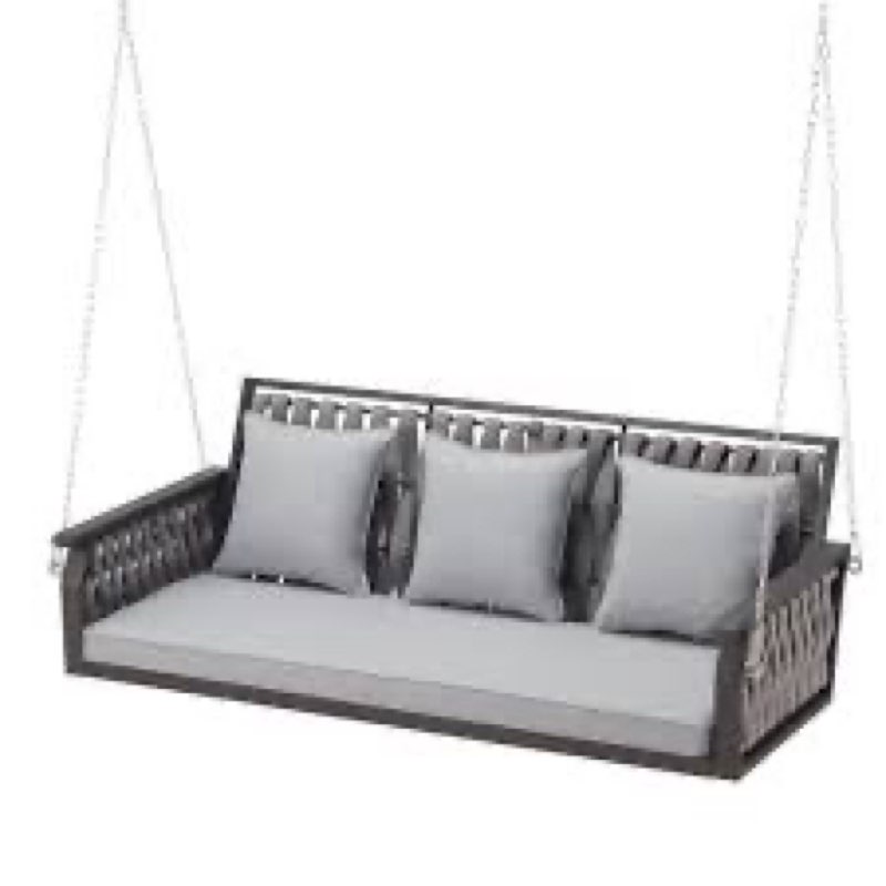Tarnum Porch Swing  gray.
