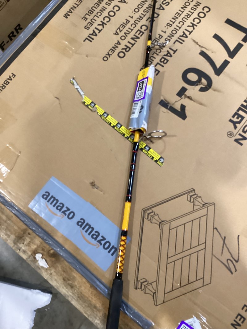 ugly stik bigwater spinning fishing rod,black/red/yellow