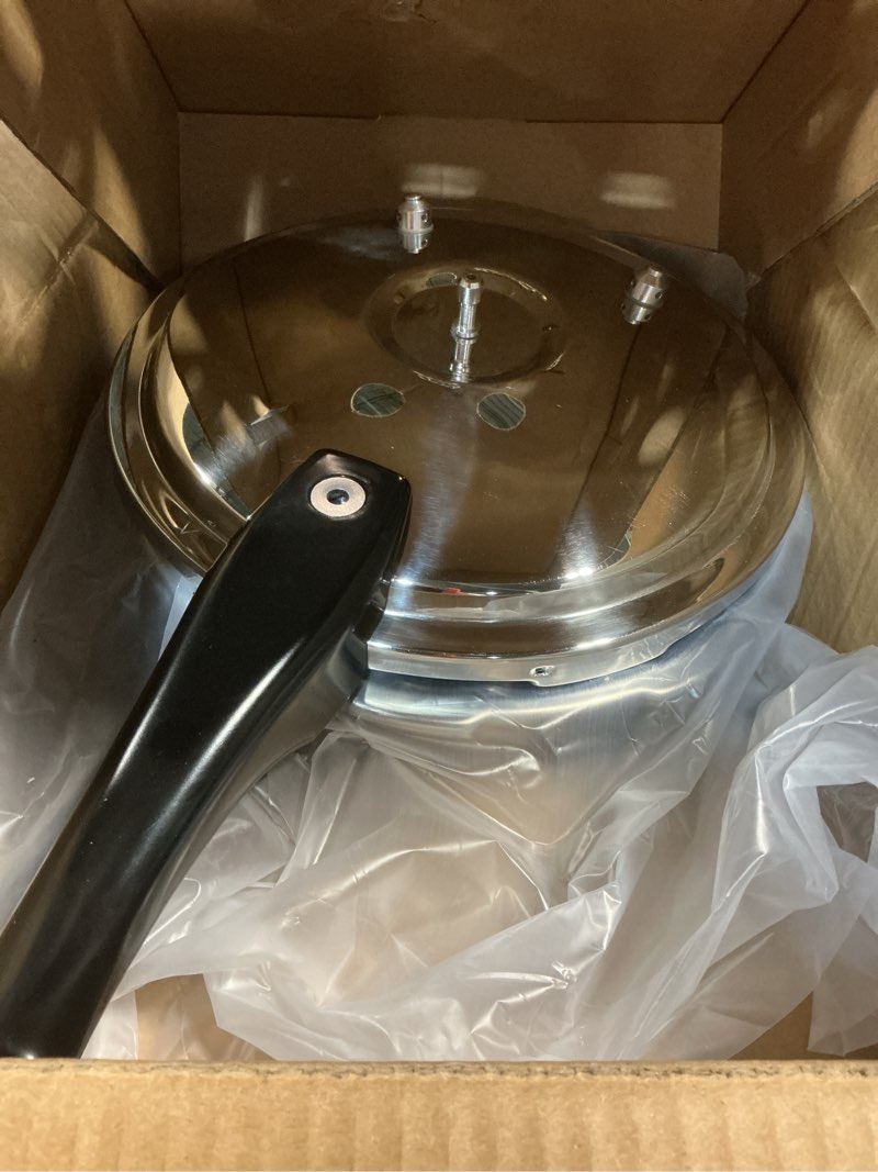 Condition photo showing New/Like New for Food-Grade Stainless Steel Pressure Cooker Non-Aluminum, 6 Quart Explosion-Proof Safety Design, Compatible with All Household Stove 6.3 Quarts