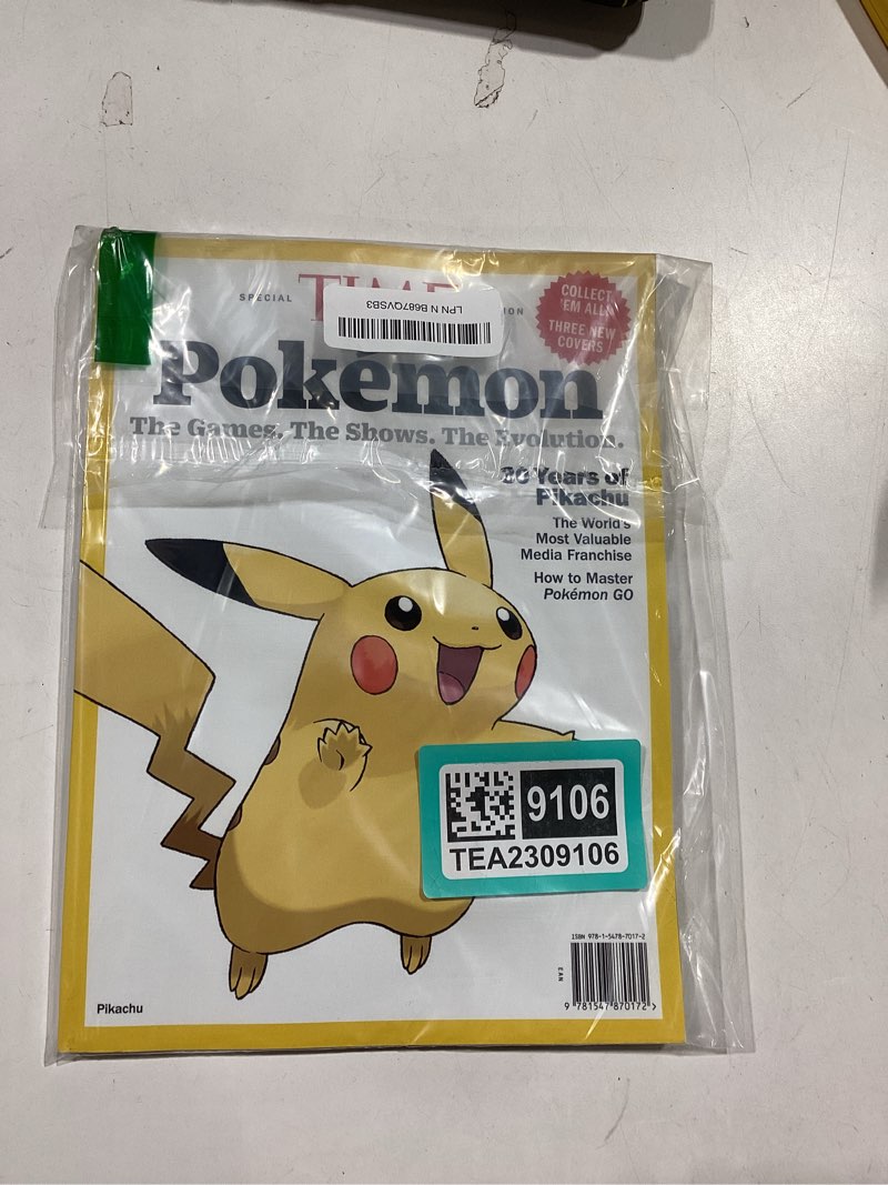 Condition photo showing New/Like New for TIME Pokemon 30 Years