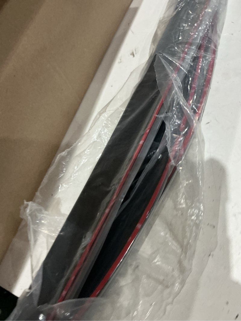 Condition photo showing As Is for smoke tinted side window visor deflectors rain guards compatible with toyota highlander 2020 2021 2022 2023 l le xle xse limited platinum hybrid for toyota highlander 2020-2023