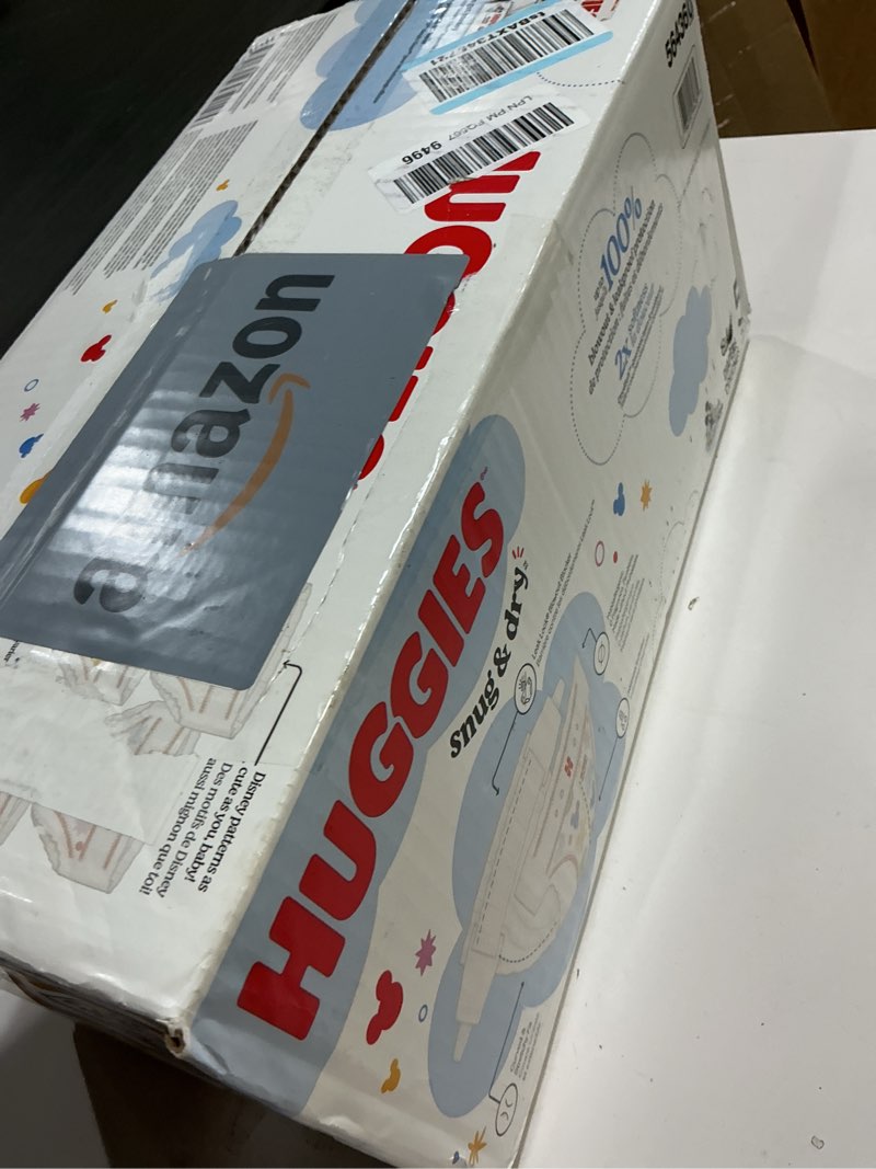 Condition photo showing New/Like New for Huggies Size 5 Diapers, Snug & Dry Baby Diapers, Size 5 (27+ lbs), 84 Count, Packaging May Vary Size 5 84