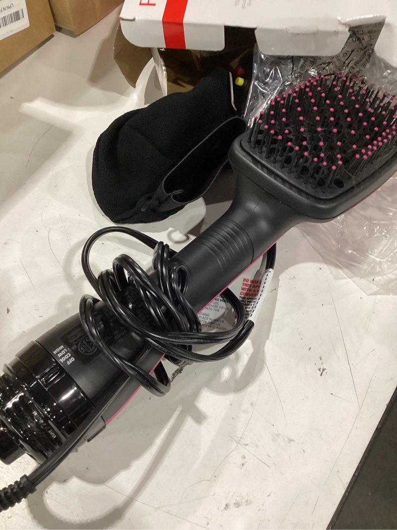 Condition photo showing Good Condition for revlon one-step hair dryer and styler, all-in-one hair brush straightener for salon-quality smooth & straight styles, black 1 count (pack of 1) black