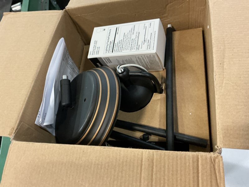 Condition photo showing As Is for Westinghouse 63082A Boswell Pendant, Mini, Oil Rubbed Bronze w/Highlights Oil Rubbed Bronze w/ Highlights Mini