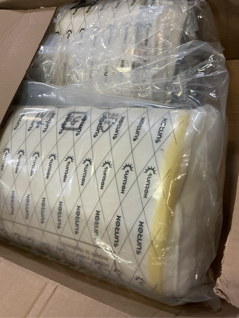 Condition photo showing Good Condition for sunrox all-weather fade-resistant lounge chair cushions dryfast foam chaise lounge cushions for outdoor furniture patio pool lounge chaise cushions with adjustable straps 80x26 inch, heather grey heather grey 80"x26"