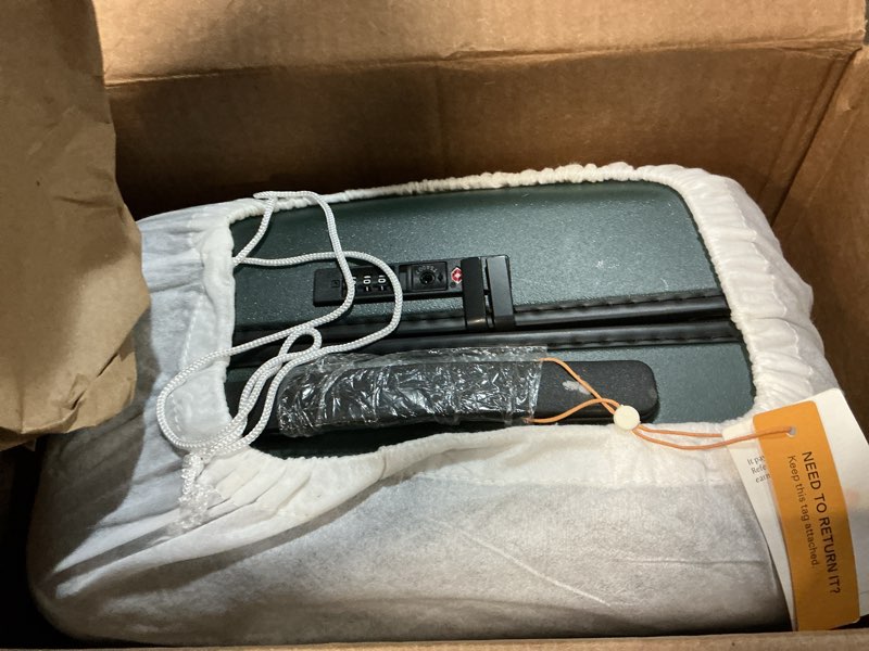 Condition photo showing Good Condition for Carry-On Suitcase, Dark Green small 