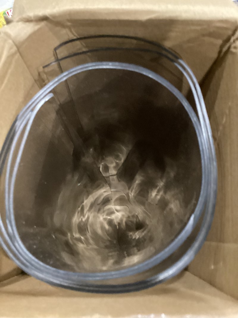 Condition photo showing As Is for Nightstand Protector, Clear Plastic Table Cover Protector 15.8 x 23.6 Inch, 1.5mm Thick Rectangle PVC Coffee ?Dresser Table Cover Mat, Can Be Trimmed to Fit Irregular Occasion(2 Pieces,Smooth)