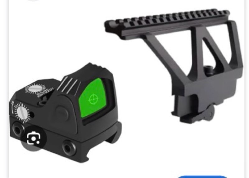 Gotical Shake Awake Reflex Sight 3 MOA Dot 32 MOA Circle Green Dot Scope for RMR Footprint Shockproo