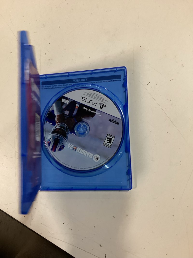 Condition photo showing As Is for madden nfl 24 standard edition - playstation 5