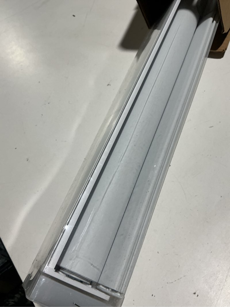 Condition photo showing As Is for persilux blackout roller blinds for indoor windows, cordless roller shades with valance, thermal insulated fabric window shades & blinds, uv protection shades for home and bedroom (white,36"w x 72"h) 36"w x 72"h white