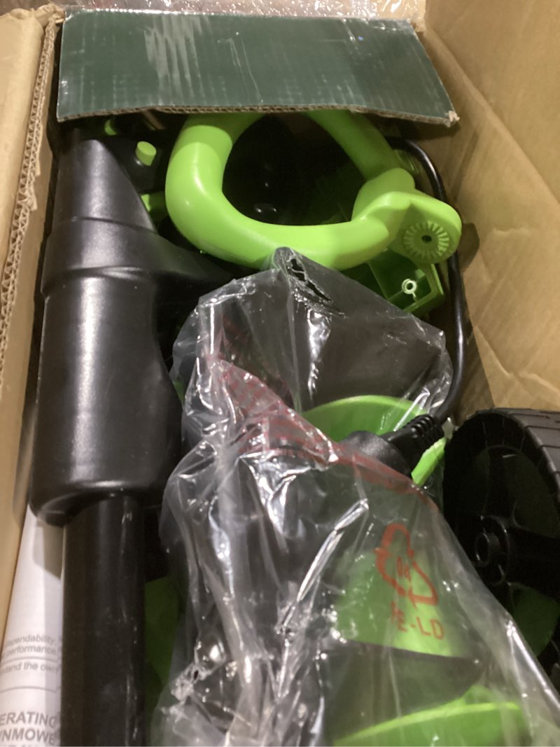 Condition photo showing Good Condition for Earthwise 16  Wide Snow Shovel  Corded Electric Snow Thrower Shovel - 430 LBS/Minute  SN70016