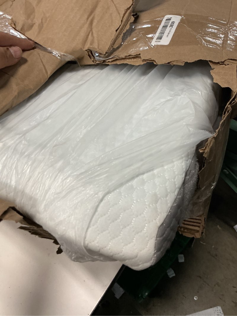 Condition photo showing Good Condition for bedluxe wedge pillow headboard, 3pcs orthopedic bed wedge pillows set for after surgery, adjustable pillow wedge for acid reflux&back pain relief, sleeping, back pillow for bed sitting up, white/grey