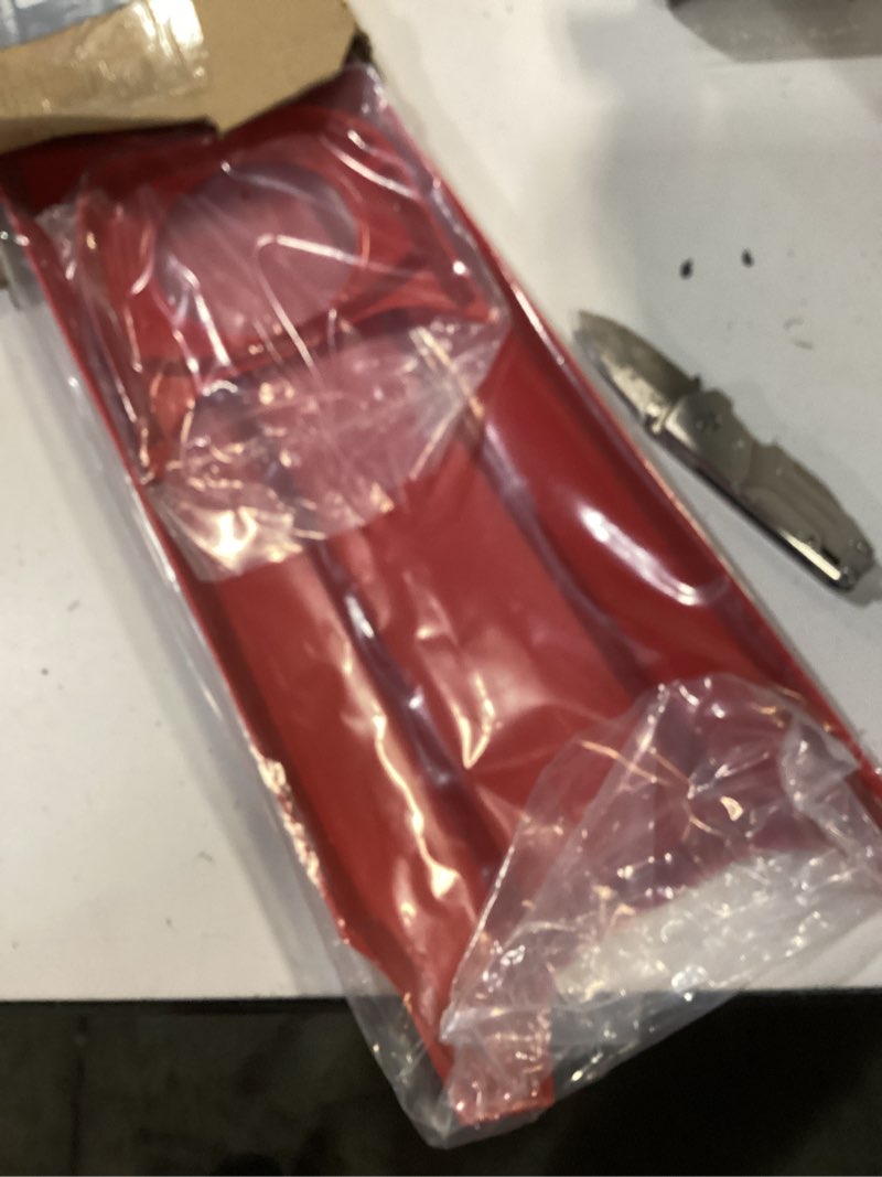 Condition photo showing Good Condition for jecar dashboard panel trim cover center console decoration kit interior accessories compatible with jeep wrangler 2024 jl jlu & gladiator jt truck, red