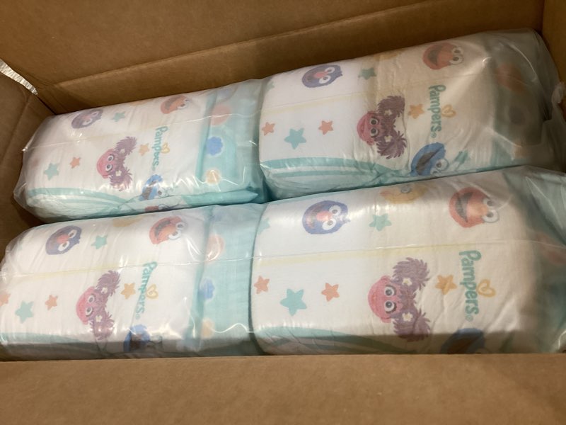 Condition photo showing New/Like New for Pampers Diapers - Baby Dry - Size 3, 104 Count, Absorbent Disposable Infant Diaper (Packaging May Vary) Size 3 104