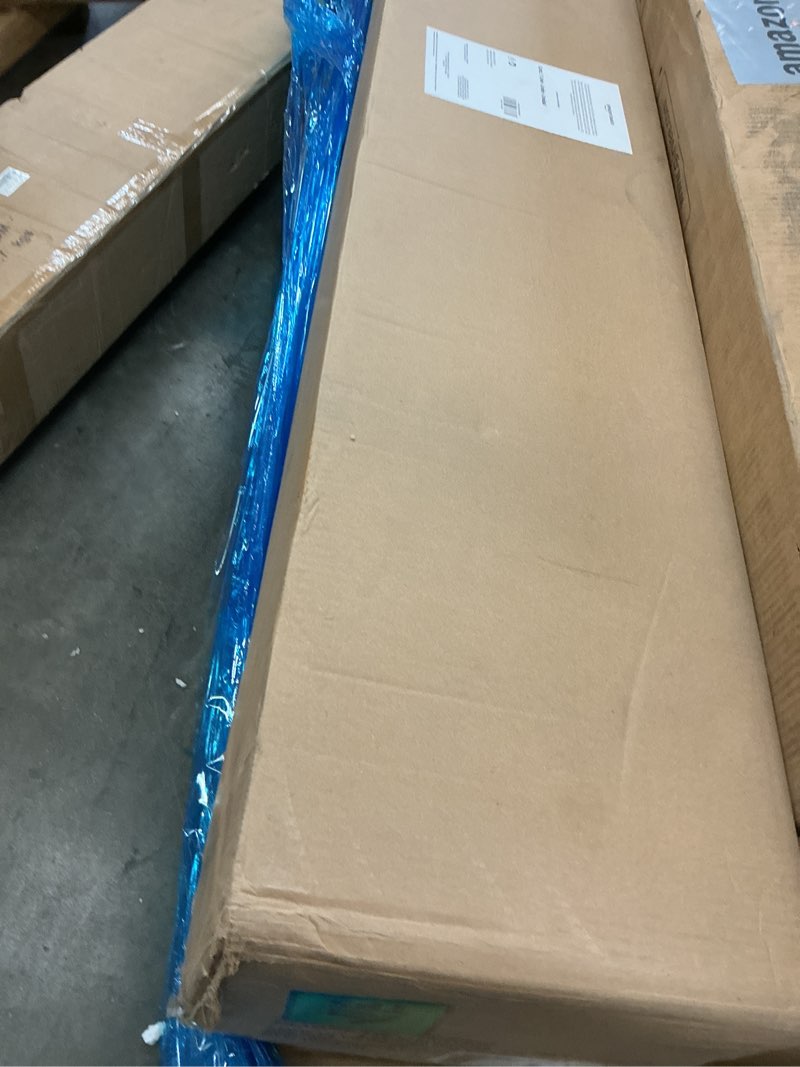 Condition photo showing New/Like New for Amazon Basics Smart Box Spring Bed Base, 9-Inch Height Mattress Foundation, Tool-Free Easy Assembly, Queen, 79"L x 59.5"W x 9"H, White