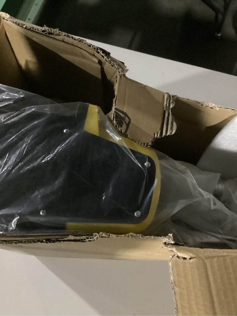 Condition photo showing Good Condition for Cordless Snow Shovel, 21V Cordless Electric Snow Blower with Battery and Charger, 19FT Throw Distance, Lightweight 9.9lb for Driveway, Sidewalk, Steps, Patio(Yellow)