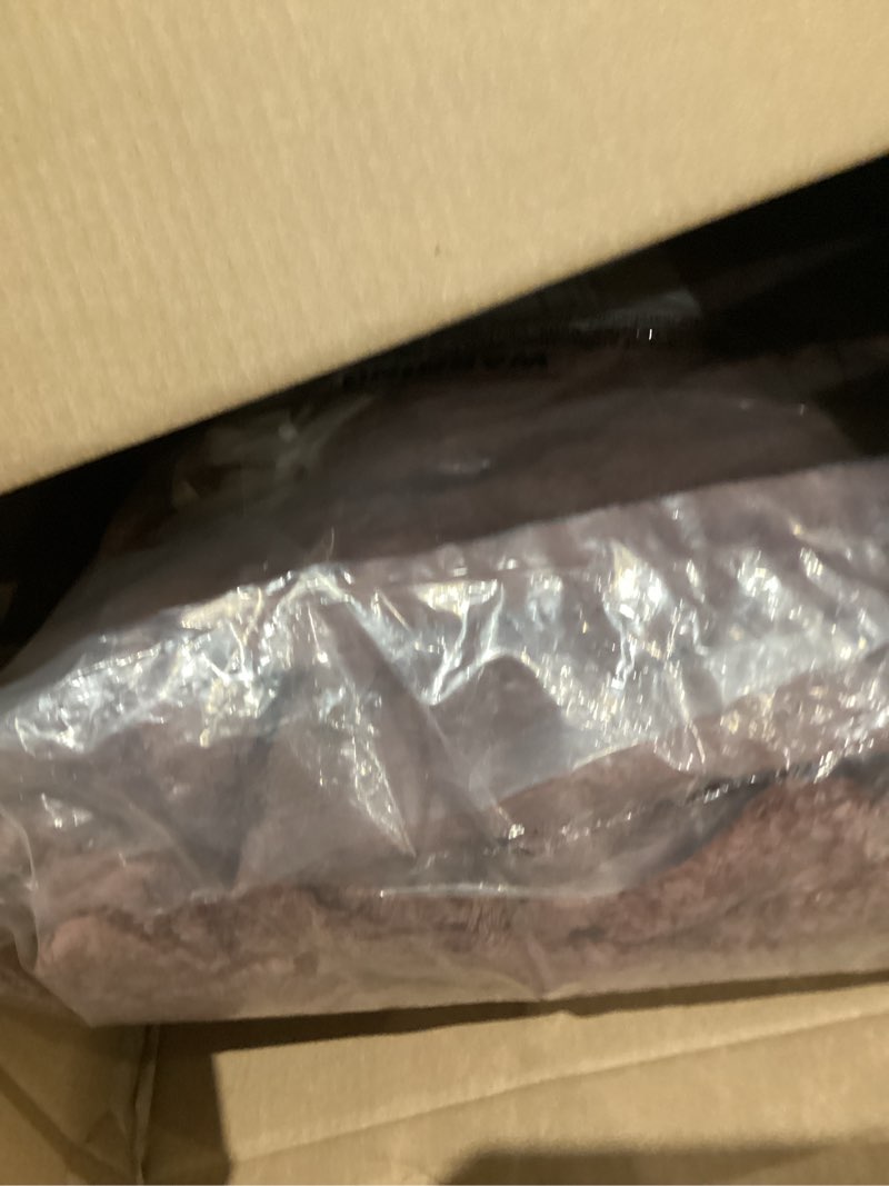 Condition photo showing As Is for Superior Classic Solid Fleece Blanket, Thick, Cozy, Warm Blankets, Velvety Soft Plush Bedding and Sofa Throw, Cute Bedroom Decor, Fuzzy Cover, Medium Weight Comfort Essentials, Full/Queen, Chocolate