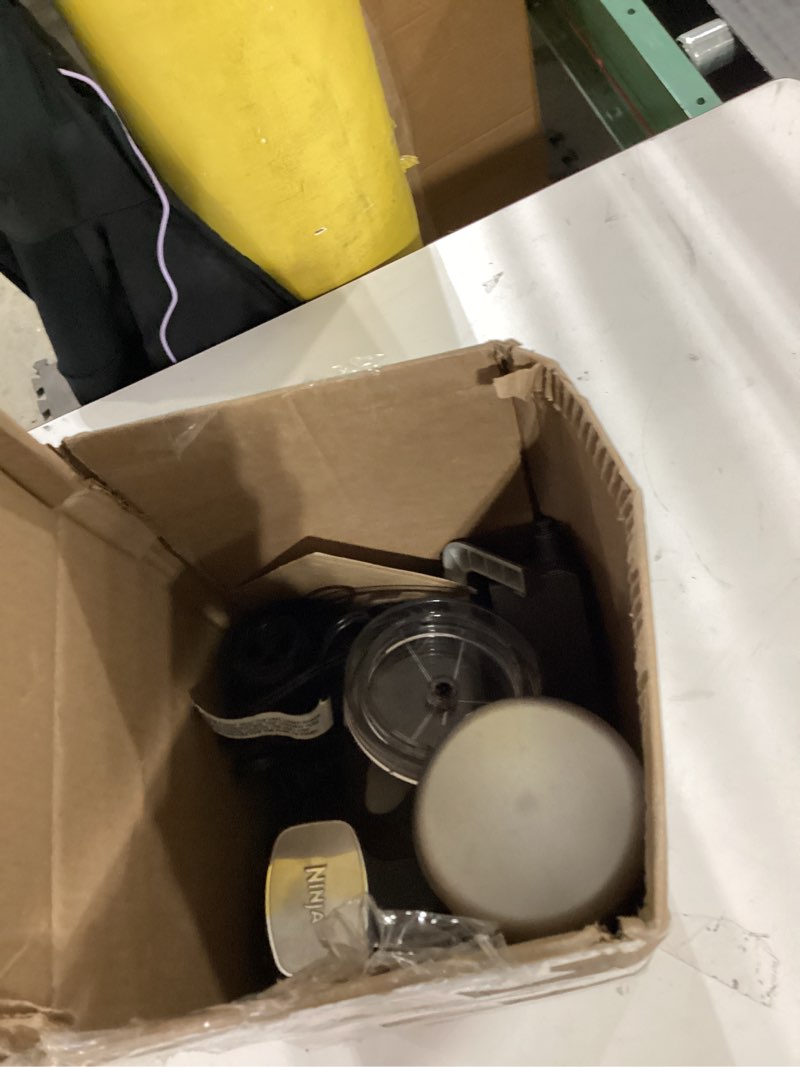 Condition photo showing As Is for Ninja Hand Mixer, Immersion Blender, Foodi Power Mixer System, 750-Peak-Watt Handheld Emulsion Blender & Electric Hand Mixer Combo With Whisk, Beaters & 3-Cup Blending Vessel,120 volts, Black CI101