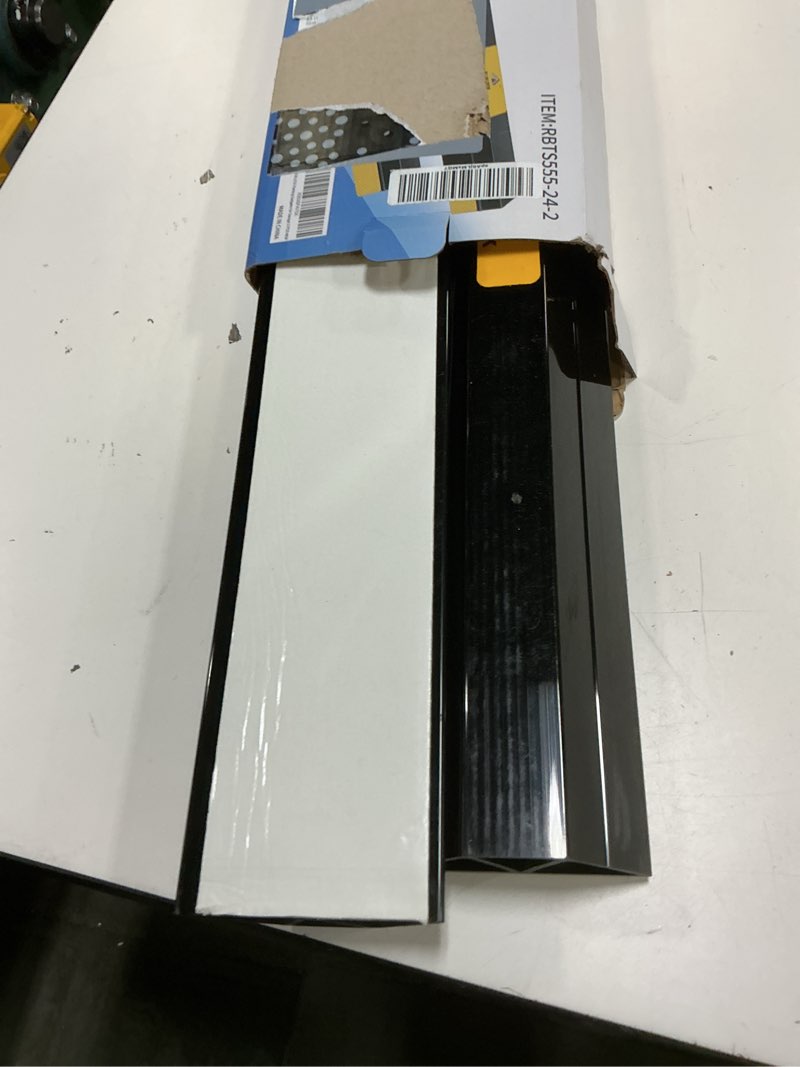 Condition photo showing Good Condition for roblock (new upgrades) 24" 2 pcs heavy duty parking aid for garage walls, parking gadgets protects car, parking stopper easy to install 2 packs, 24" l x 3.7" w x 1.8" h 24 inch 2pcs