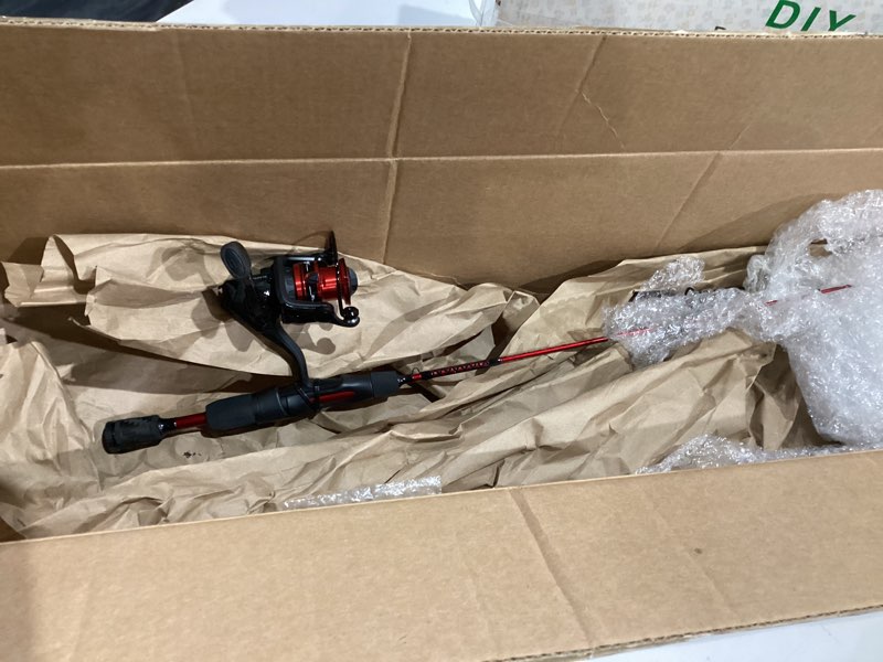 Condition photo showing Good Condition for Aventik Ultralight Ice Fishing Rod and Reel Combo 26/28/30/32 inch Medium Light Fast Action Multi-Species Ice Fishing Combos for Walleye Perch Panfish 32'' Aurora Rod Kit