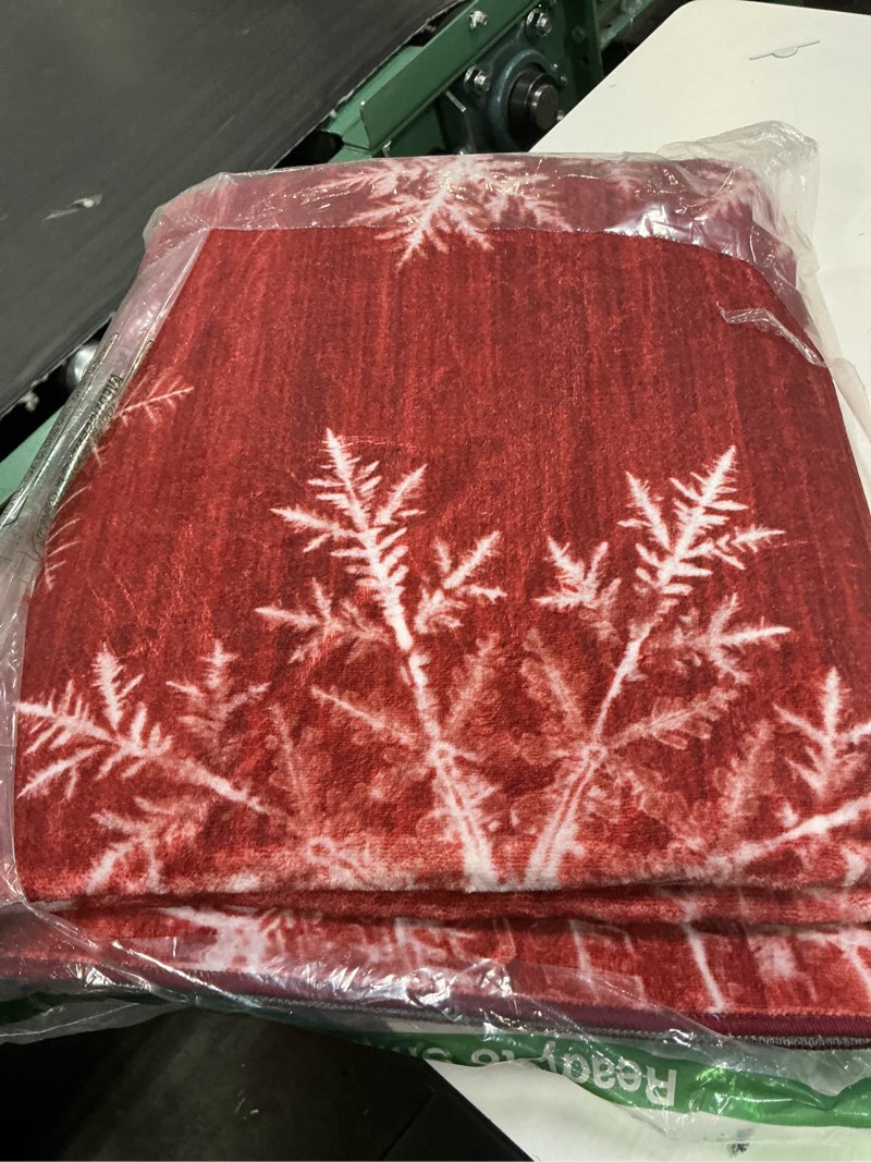 Condition photo showing Good Condition for christmas area rug snowflake winter area rugs christmas decorative rug xmas throw carpet washable non slip holiday rug for entryway bedroom living room laundry