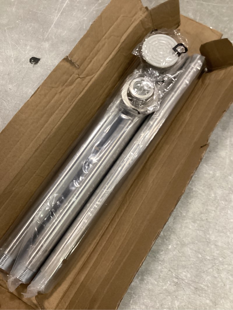 Condition photo showing New/Like New for mcrbeay shower curtain rod, 1" diameter heavy duty tension shower rod