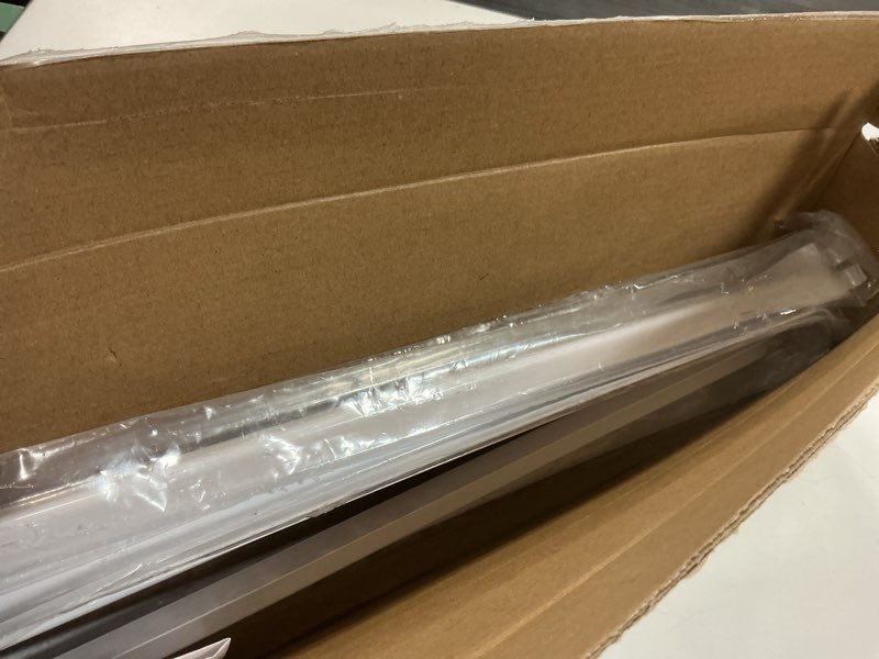 Condition photo showing New/Like New for 8 Pcs 12 Inch Wire Shelving Support Brackets with 16 Pcs Wire Shelf Clips, Wire Closet Shelf Brackets for Provide Support for Closet Shelves