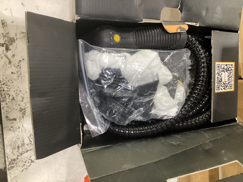 Condition photo showing Good Condition for steam cleaner, 3 level adjustable handle, 15s heat up, 1.69 quarts tank, portable steamer for cleaning with 15 pcs accessories, steam cleaner for home for dirt, grease, grout, tile,floor, car
