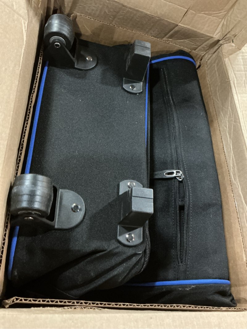 Condition photo showing Good Condition for BOSSTIN 88 Key Keyboard Case with Wheels, Inner Size: 53"x 15"x 7", Waterproof Padded Rolling Gig Bag Keyboard Piano Case for 88 Key Piano Keyboard (Blue)