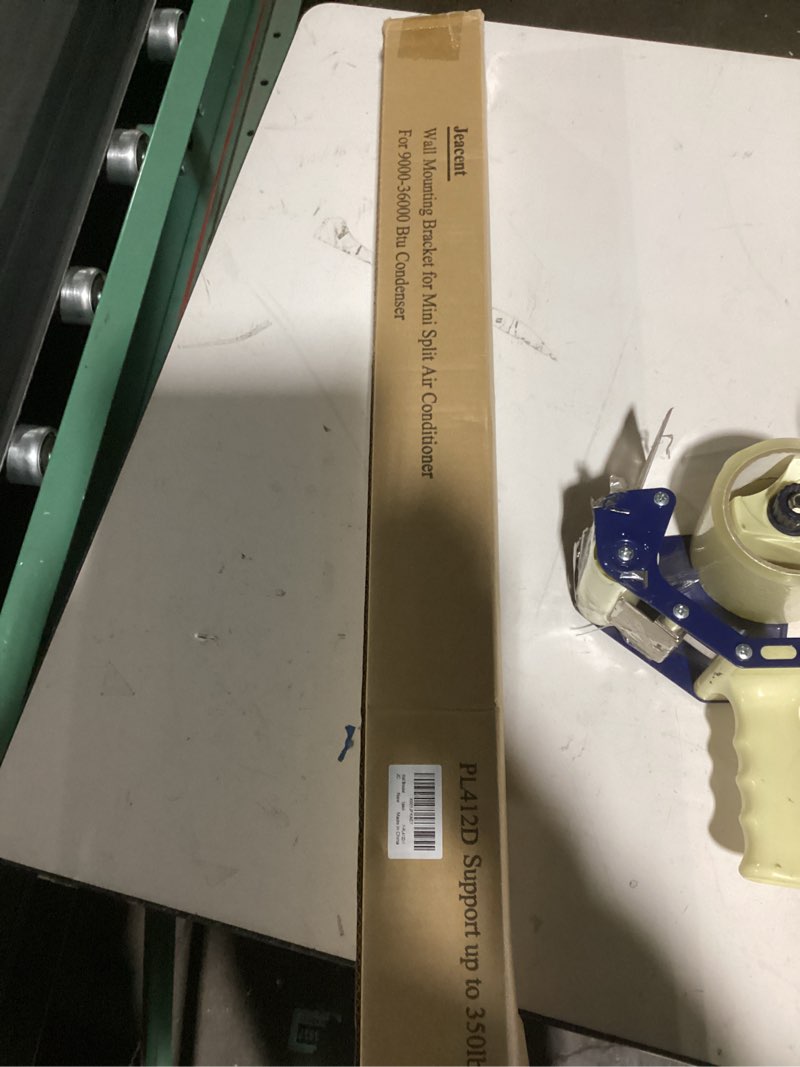 Condition photo showing Good Condition for jeacent outdoor wall mounting bracket for ductless mini split air conditioner heat pump systems, universal, 9000-36000 btu condenser up to 350 lbs