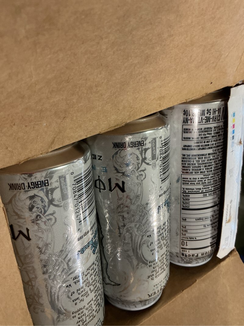 Condition photo showing Good Condition for Monster Energy Zero Ultra, Sugar Free Energy Drink, 16 Ounce (Pack of 15) Zero Ultra 16 Fl oz (Pack of 15)