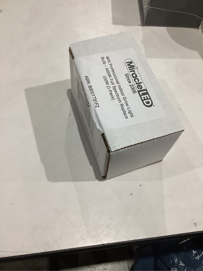 Condition photo showing New/Like New for Miracle LED 4KK Professional Indoor Grow Light Bulb – 4000K Full Spectrum Replace 150W Grow Bulbs for Vegetables, Herbs, Hydroponics. (1-Pack)