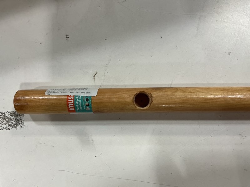 Condition photo showing As Is for imusa usa i522-28 cuban wood mop stick