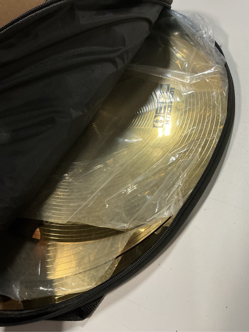 Condition photo showing Good Condition for arborea cymbal pack alloy cymbals drum cymbal set 14"/16"/18"/20" plus free cymbal bag 5 pieces cymbals for drum set hero-golden-5pcs