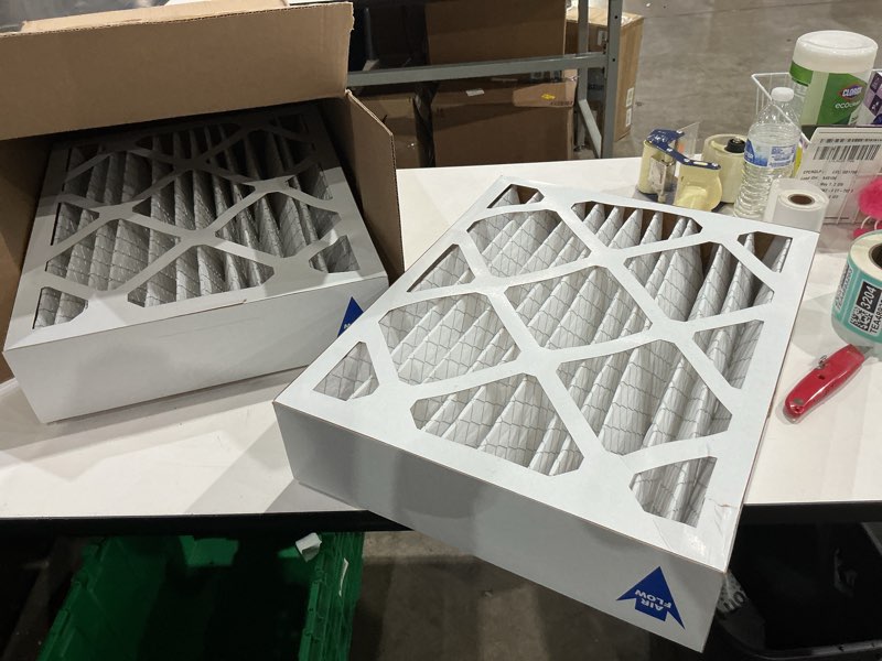 Condition photo showing Good Condition for airx filters wicked clean air. 16x20x5 air filter merv 13 compatible with lennox x0582 air filter 2 pack 19.5" x 15.8" x 4.4"