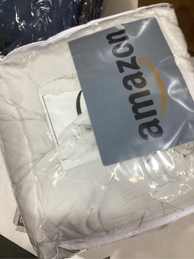 Condition photo showing New/Like New for UNILIBRA King Mattress Pad Waterproof Rayon Made from Bamboo, Fitted Deep Pocket Mattress Cover fits 6''-25'', Breathable Quilted Mattress Protector, White King Quilted Rayon Made from Bamboo