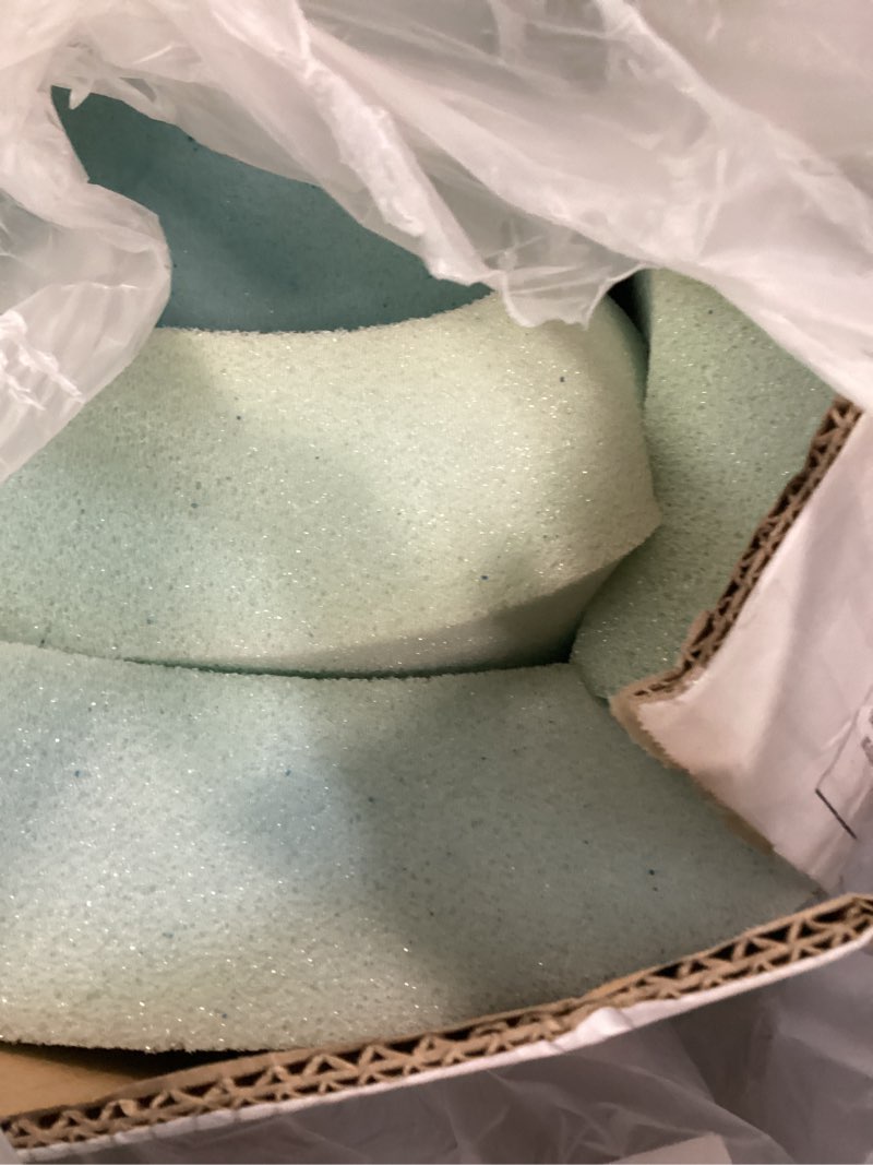 Condition photo showing Good Condition for linenspa memory foam mattress topper, queen size - 3 inch gel infused memory foam - plush feel - cooling and pressure relieving - certipur certified queen 3 inch classic gel