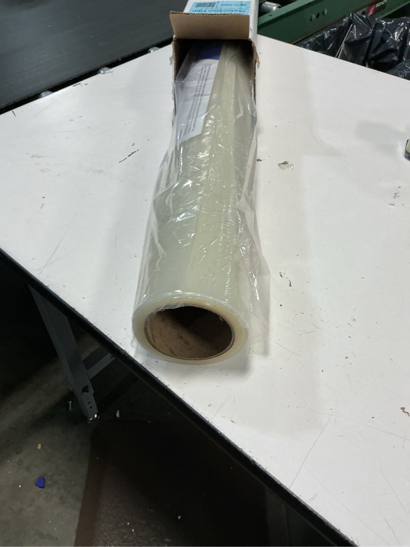 Condition photo showing New/Like New for tapemanblue carpet protection film 36" x 200' roll, self adhesive plastic carpet protector film with clean removal & easy unwind, durable protection tape to shield your surface from dirt and spills 36" x 200' (1 roll)