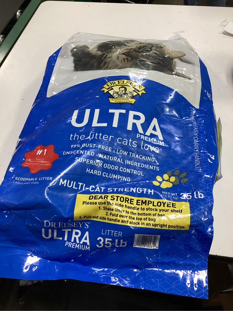 Condition photo showing Good Condition for dr. elsey's fragrance free ultra unscented cat litter - 35lb