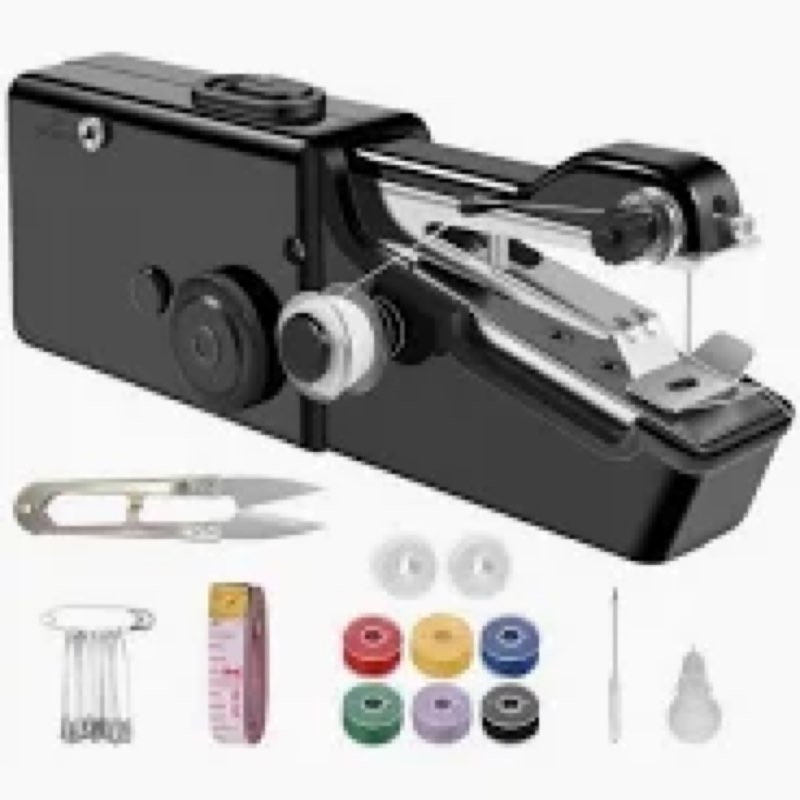 Handheld Sewing Machine,Mini Electric Hand-held Cordless Portable Sewing Machine for Beginners,Easy 
